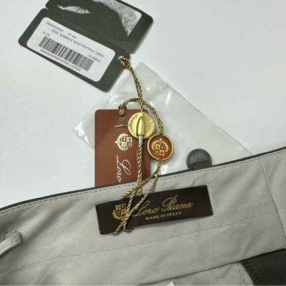 Loro Piana Women’s NWT Green Philadelphia Straight Leg Trouser‎ EU40/US4/W28/L35 - Picture 7 of 14